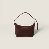  Túi Nữ Miu Miu Spirit Suede Pouch 'Dark Brown' 