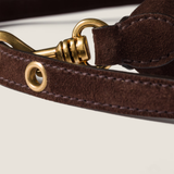  Túi Nữ Miu Miu Spirit Suede Pouch 'Dark Brown' 