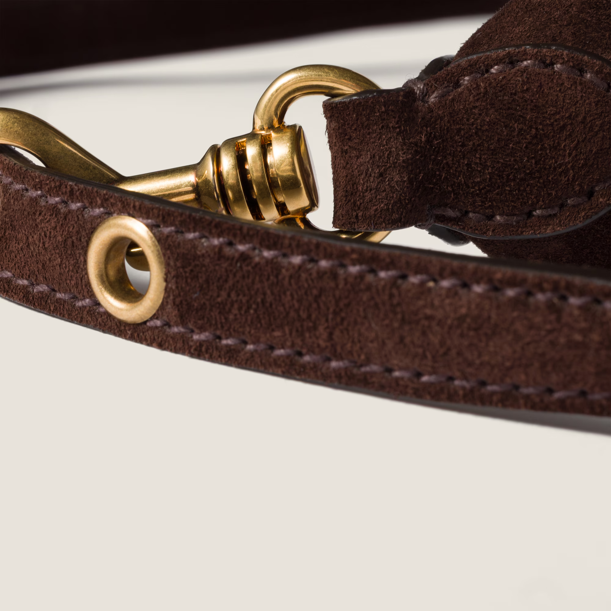  Túi Nữ Miu Miu Spirit Suede Pouch 'Dark Brown' 