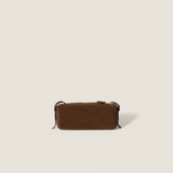  Túi Nữ Miu Miu Suede Pouch 'Cocoa Brown' 