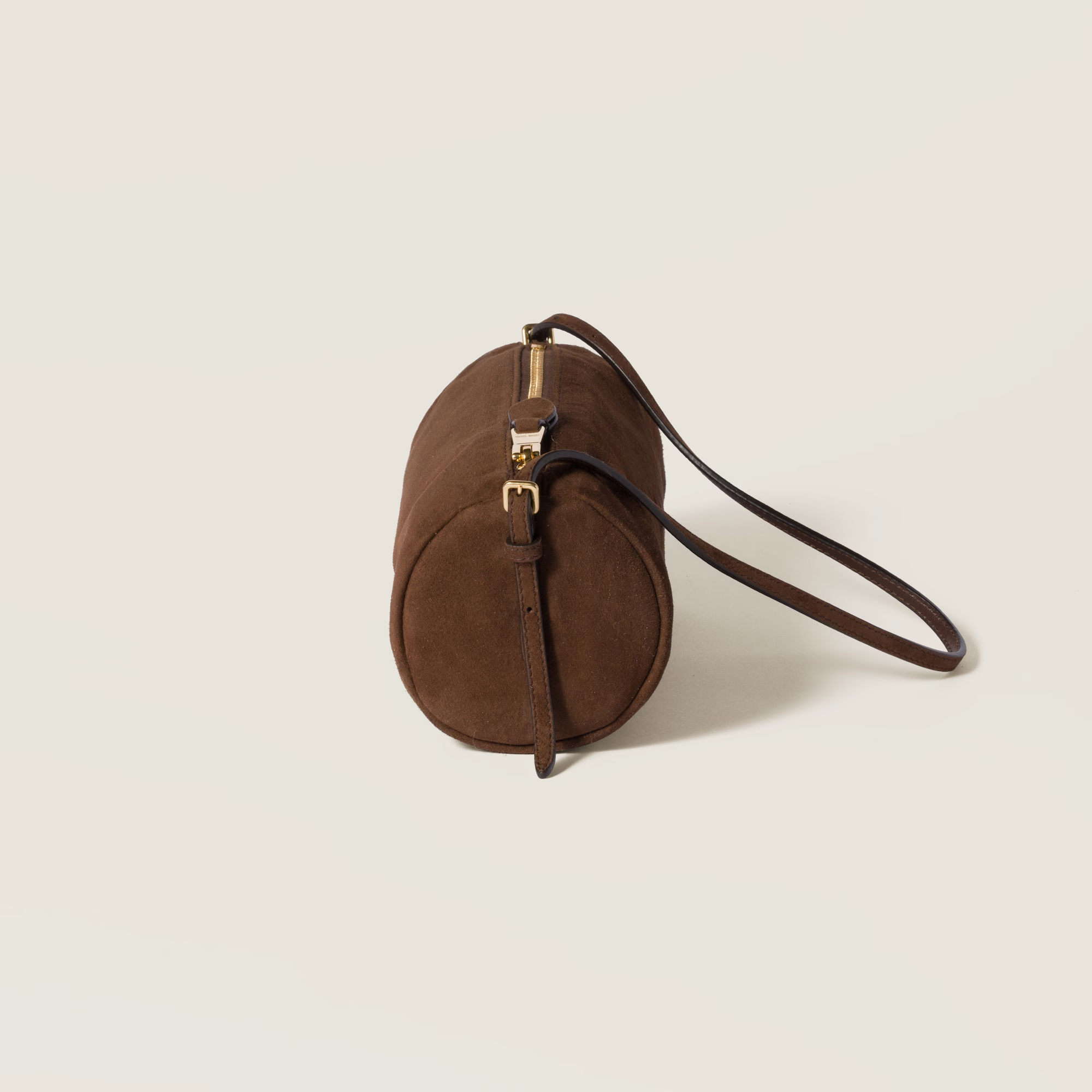  Túi Nữ Miu Miu Suede Pouch 'Cocoa Brown' 
