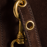  Túi Nữ Miu Miu Suede Pouch 'Dark Brown' 