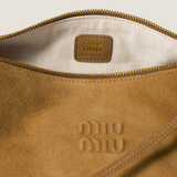  Túi Nữ Miu Miu Suede Pouch 'Olive Green' 