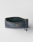  Túi Nữ Prada Leather Pouch 'Aviator Blue' 