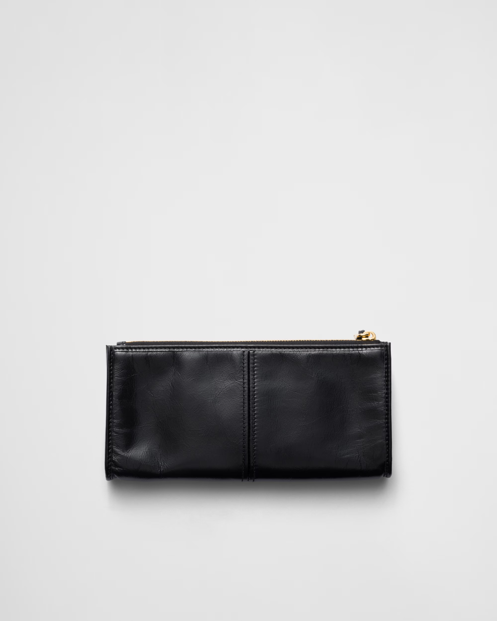  Túi Nữ Prada Leather Pouch 'Black' 