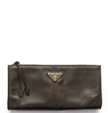  Túi Nữ Prada Leather Pouch 'Forest' 