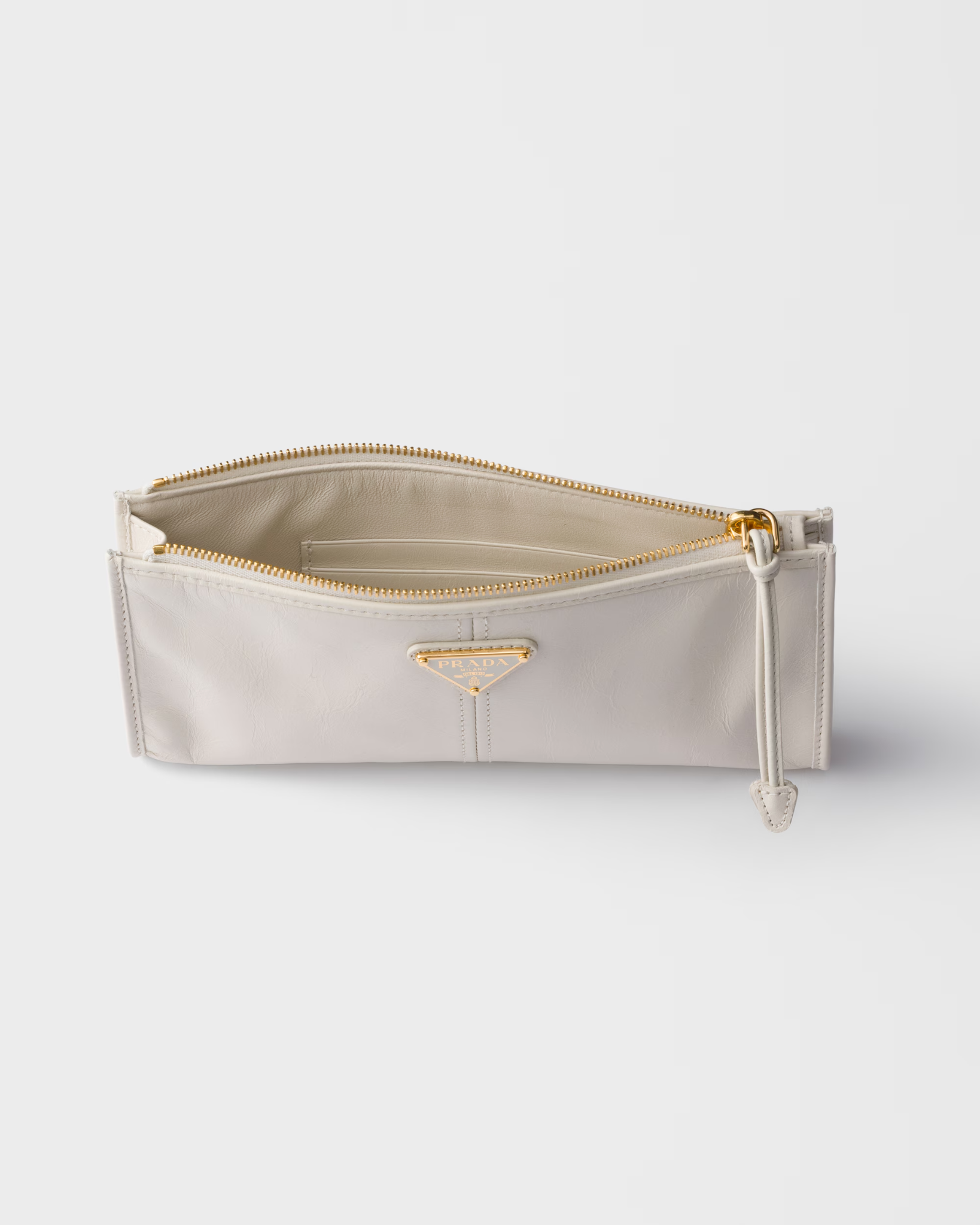  Túi Nữ Prada Leather Pouch 'Red' 