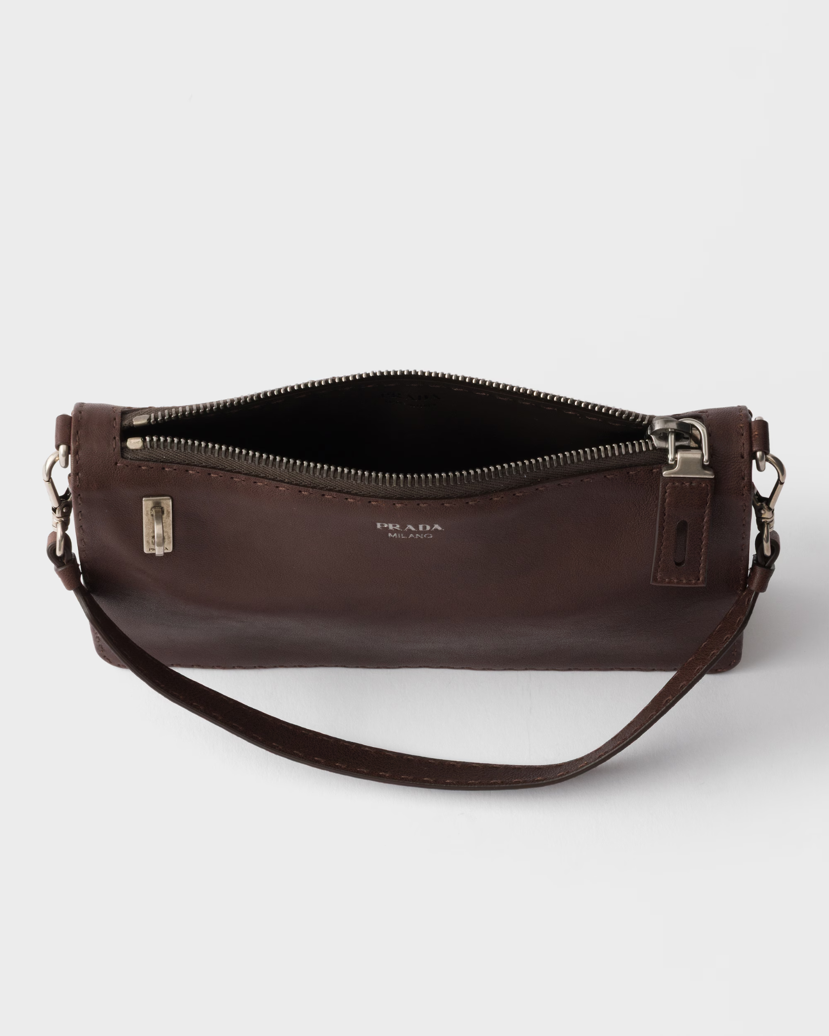  Túi Nữ Prada Nappa Leather Pouch 'Sienna' 