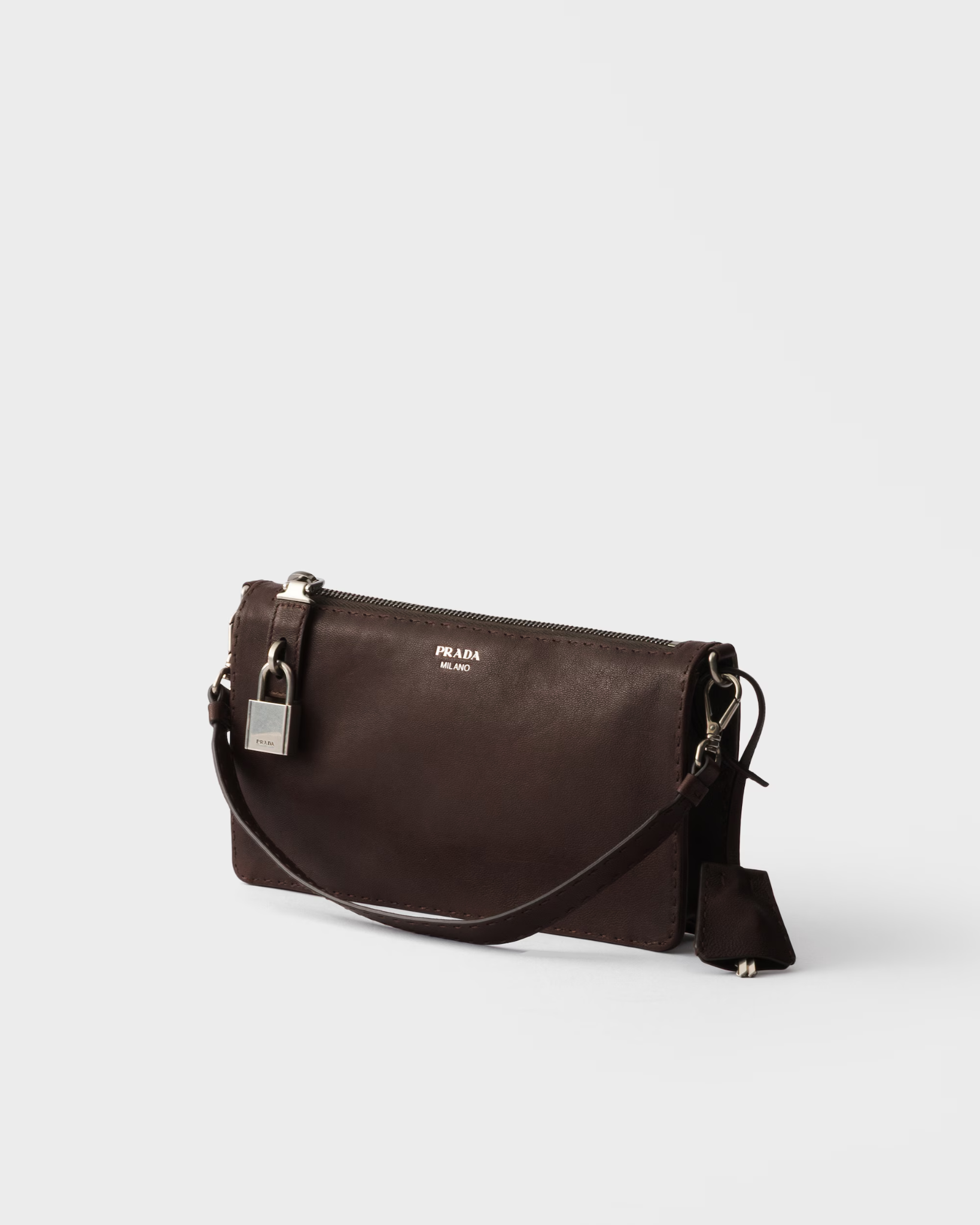  Túi Nữ Prada Nappa Leather Pouch 'Sienna' 