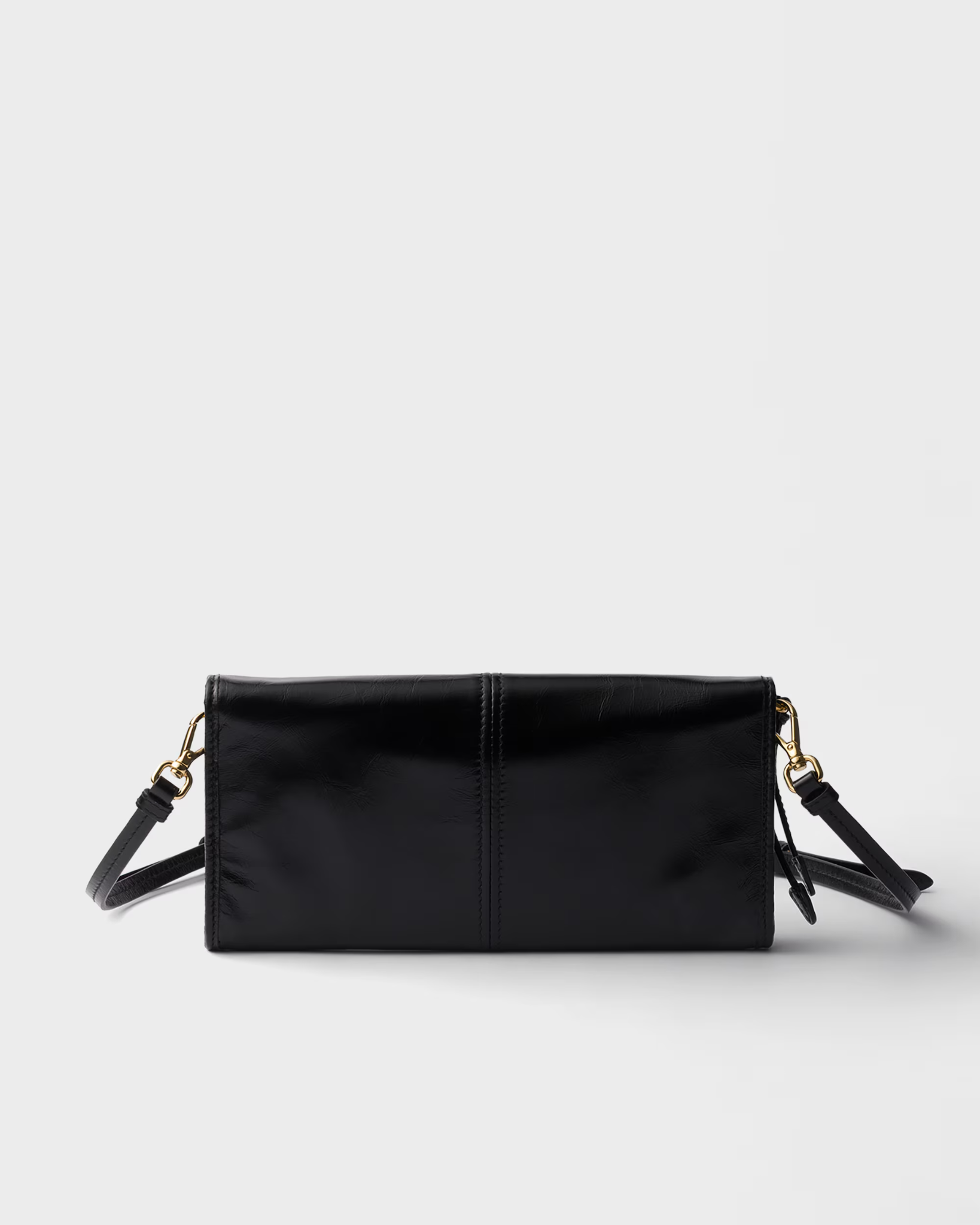  Túi Nữ Prada Wallet With Shoulder Strap 'Black' 