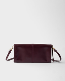  Túi Nữ Prada Wallet With Shoulder Strap 'Burgundy' 