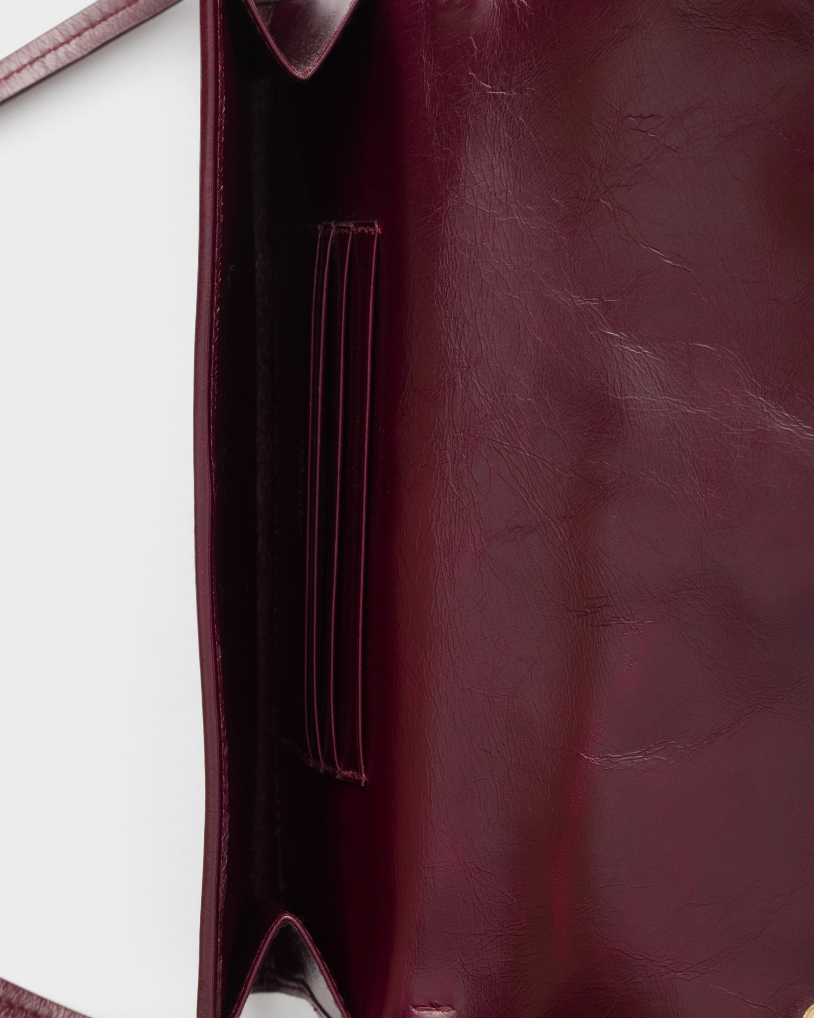  Túi Nữ Prada Wallet With Shoulder Strap 'Burgundy' 