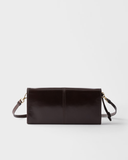  Túi Nữ Prada Wallet With Shoulder Strap 'Dark Brown' 