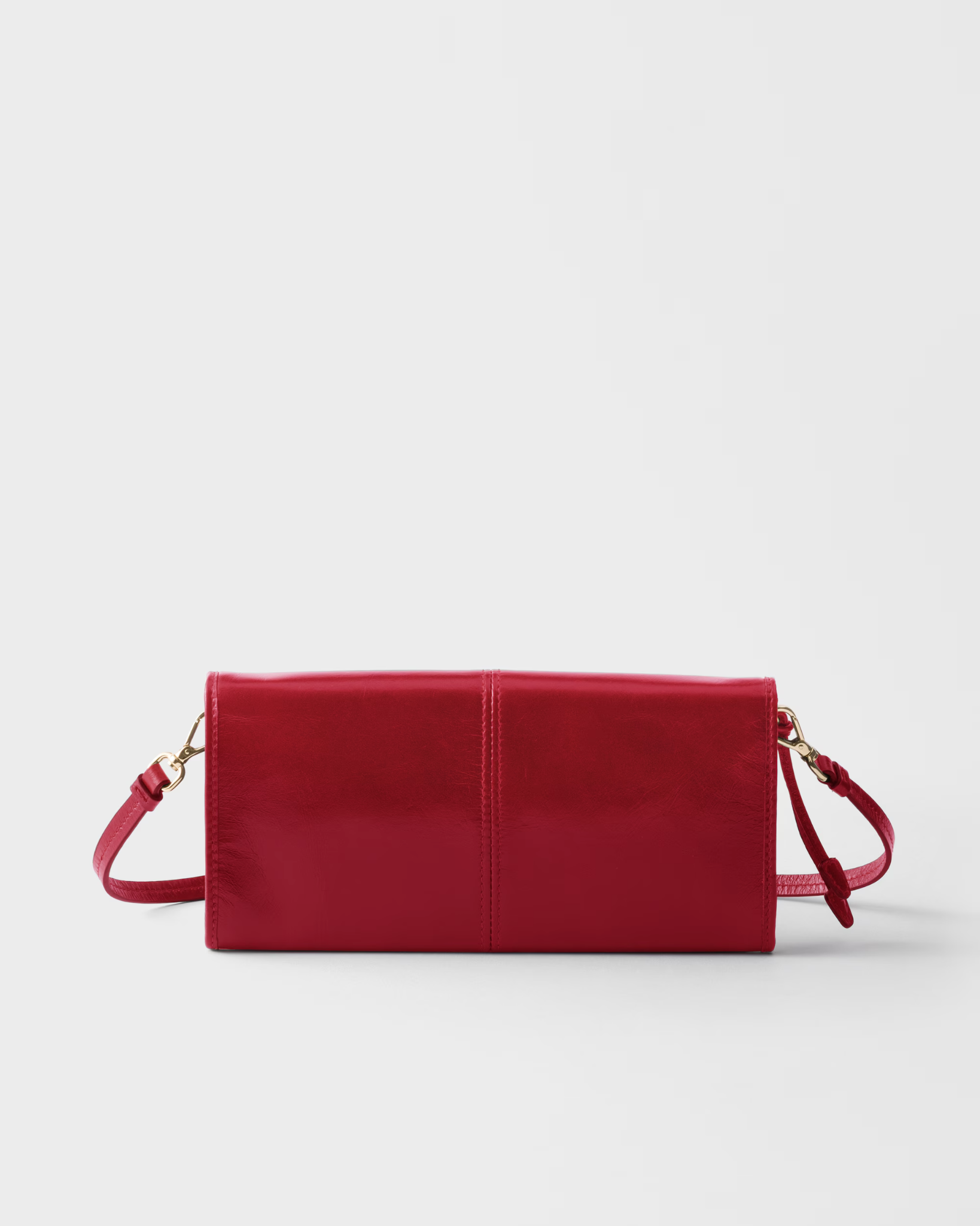  Túi Nữ Prada Wallet With Shoulder Strap 'Red' 