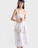  Túi Nữ Prada Wallet With Shoulder Strap 'White' 