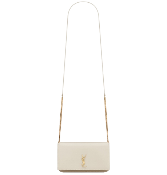  Túi Nữ Saint Laurent Cassandre Phone Holder 'White' 