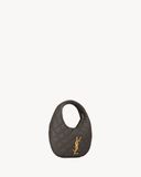  Túi Nữ Saint Laurent Icarino In Quilted Nappa 'Grey' 