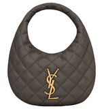  Túi Nữ Saint Laurent Icarino In Quilted Nappa 'Grey' 