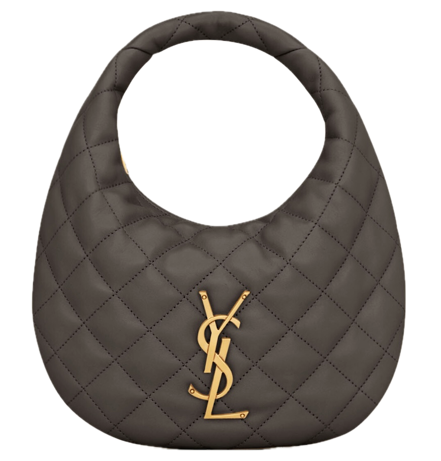  Túi Nữ Saint Laurent Icarino In Quilted Nappa 'Grey' 
