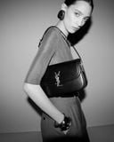  Túi Nữ Saint Laurent Solferino Small In Suede 'Caramel' 