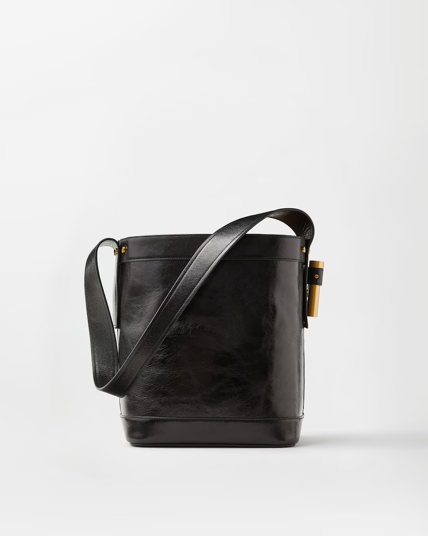  Túi Nữ Versace Pivot Bucket Bag 'Beige' 