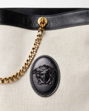  Túi Nữ Versace Pivot Small Suede Bag 'Beige' 