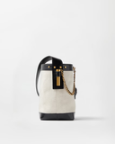  Túi Nữ Versace Pivot Small Suede Bag 'Beige' 