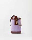  Túi Nữ Versace Pivot Small Suede Bucket Bag 'Lilac' 
