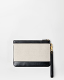  Túi Nữ Versace Rivière Canvas Pouch 'Beige' 