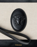  Túi Nữ Versace Rivière Canvas Pouch 'Beige' 