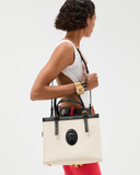  Túi Nữ Versace Rivière Canvas Tote 'Beige' 