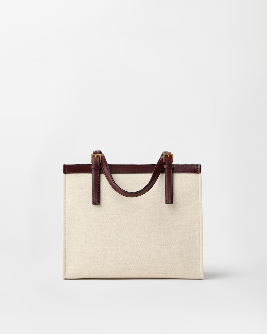  Túi Nữ Versace Rivière Canvas Tote 'Beige' 