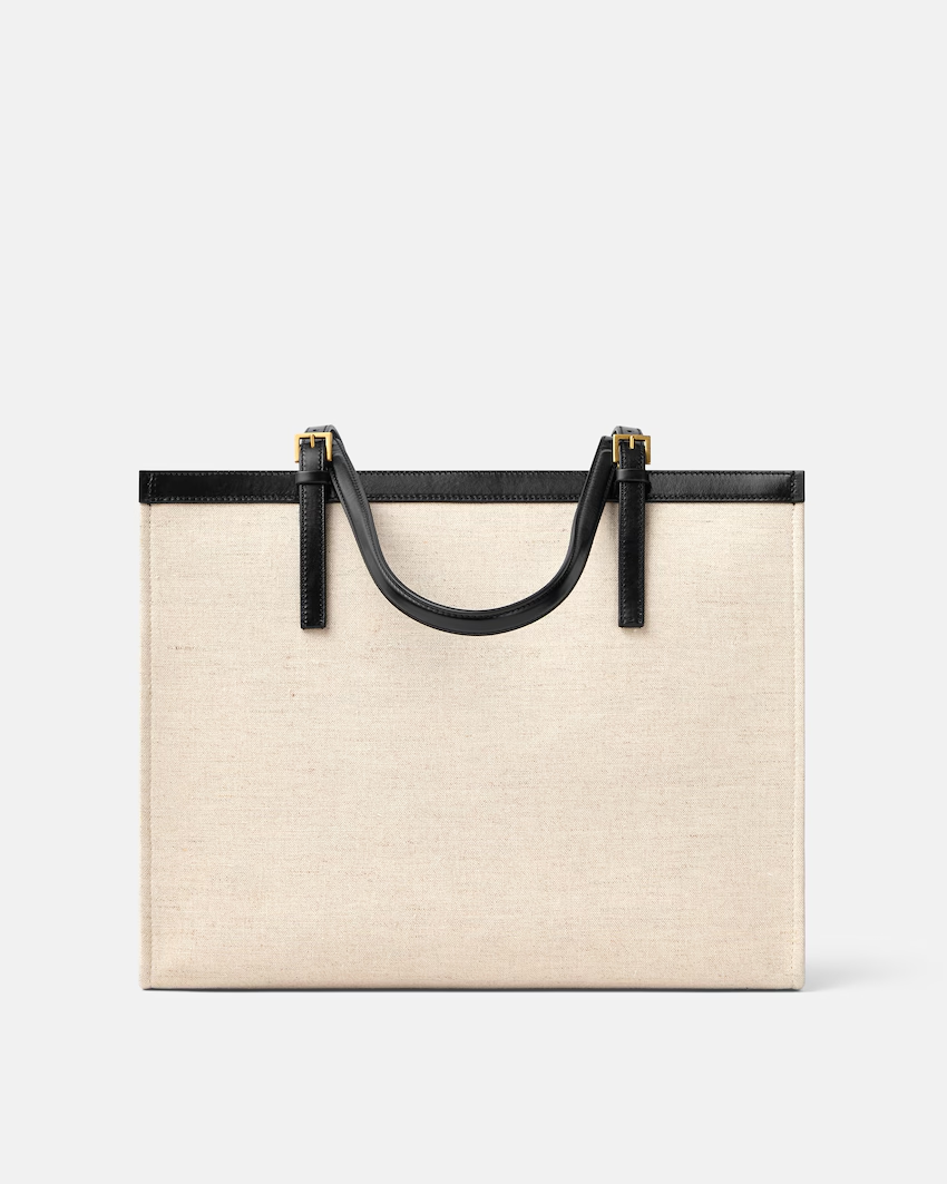  Túi Nữ Versace Rivière Large Canvas Tote 'Beige' 