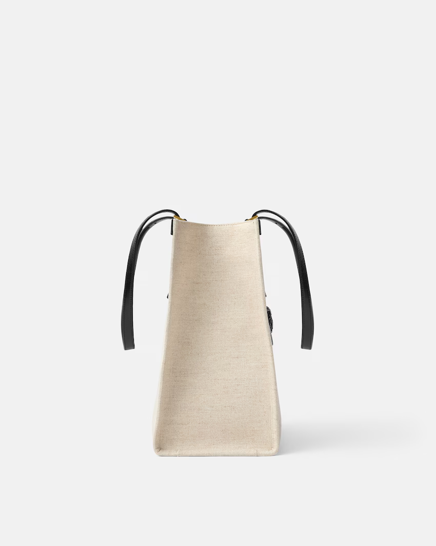  Túi Nữ Versace Rivière Large Canvas Tote 'Beige' 