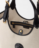  Túi Nữ Versace Rivière Large Canvas Tote 'Beige' v 