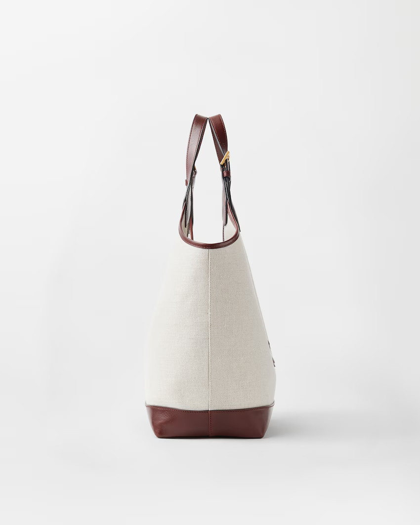  Túi Nữ Versace Rivière Large Canvas Tote 'Beige' 