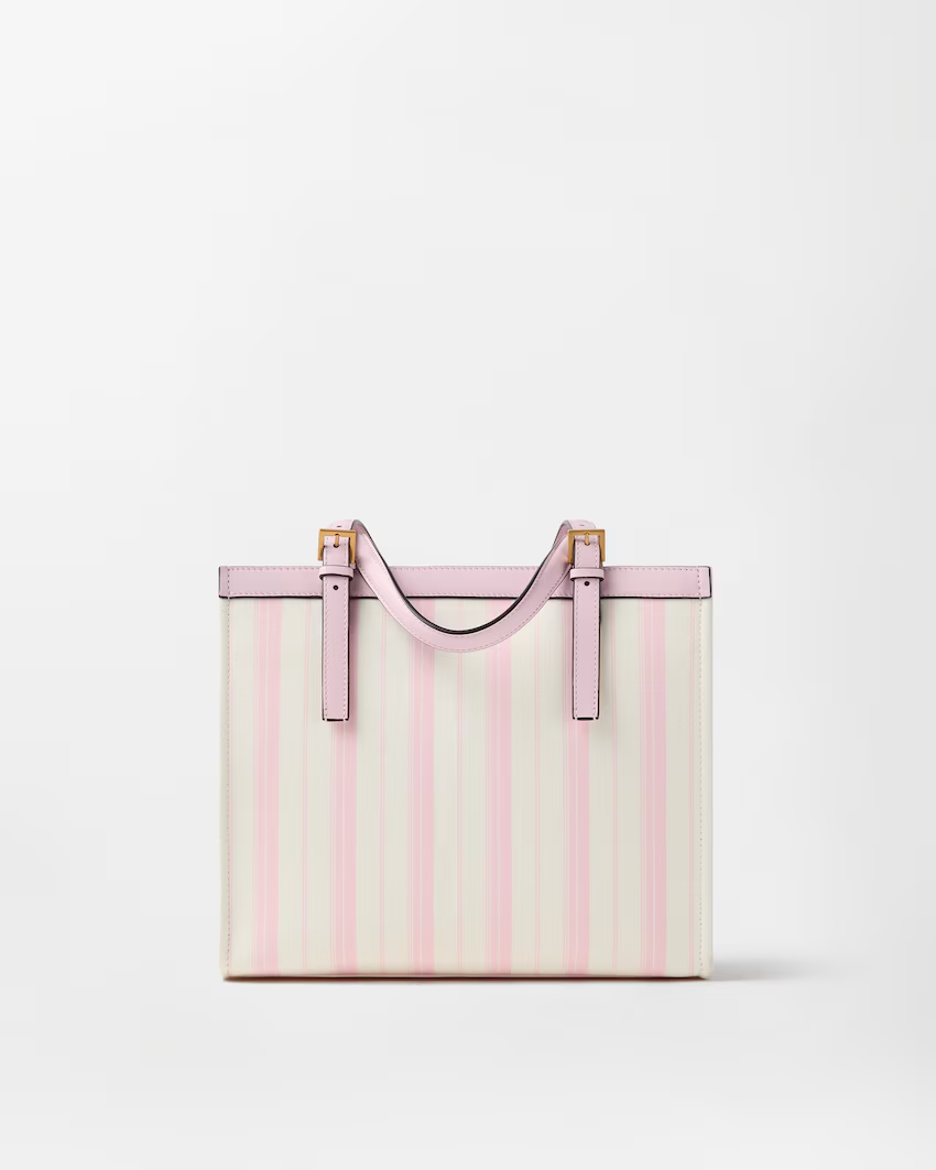  Túi Nữ Versace Rivière Printed Tote 'Pink' 