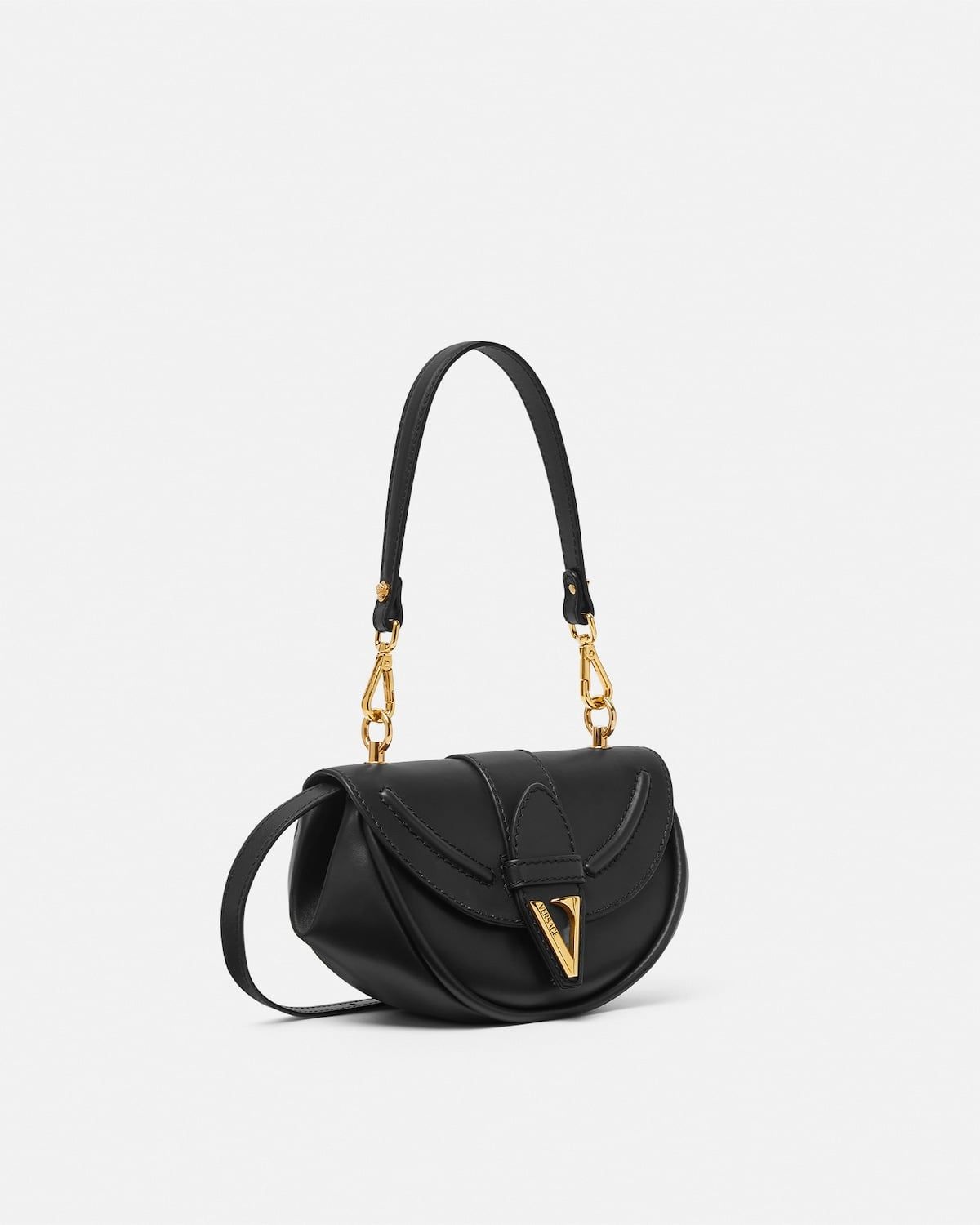  Túi Nữ Versace Virtus Small Shoulder Bag 'Black' 