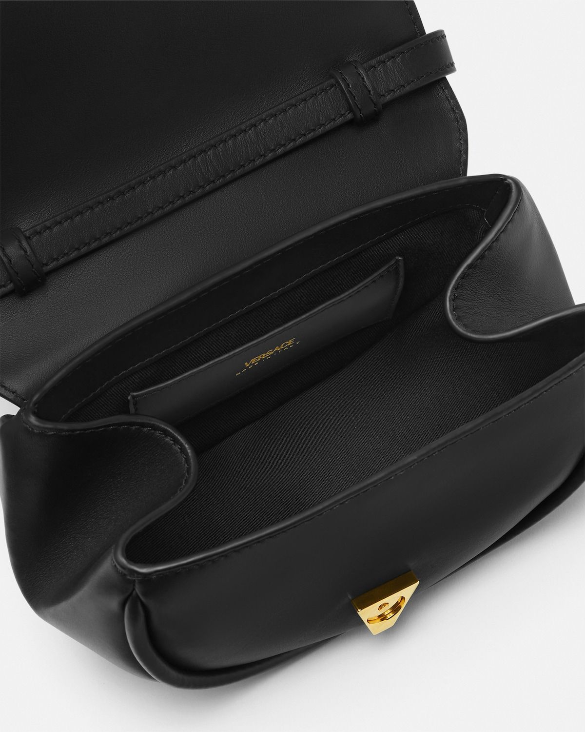  Túi Nữ Versace Virtus Small Shoulder Bag 'Black' 