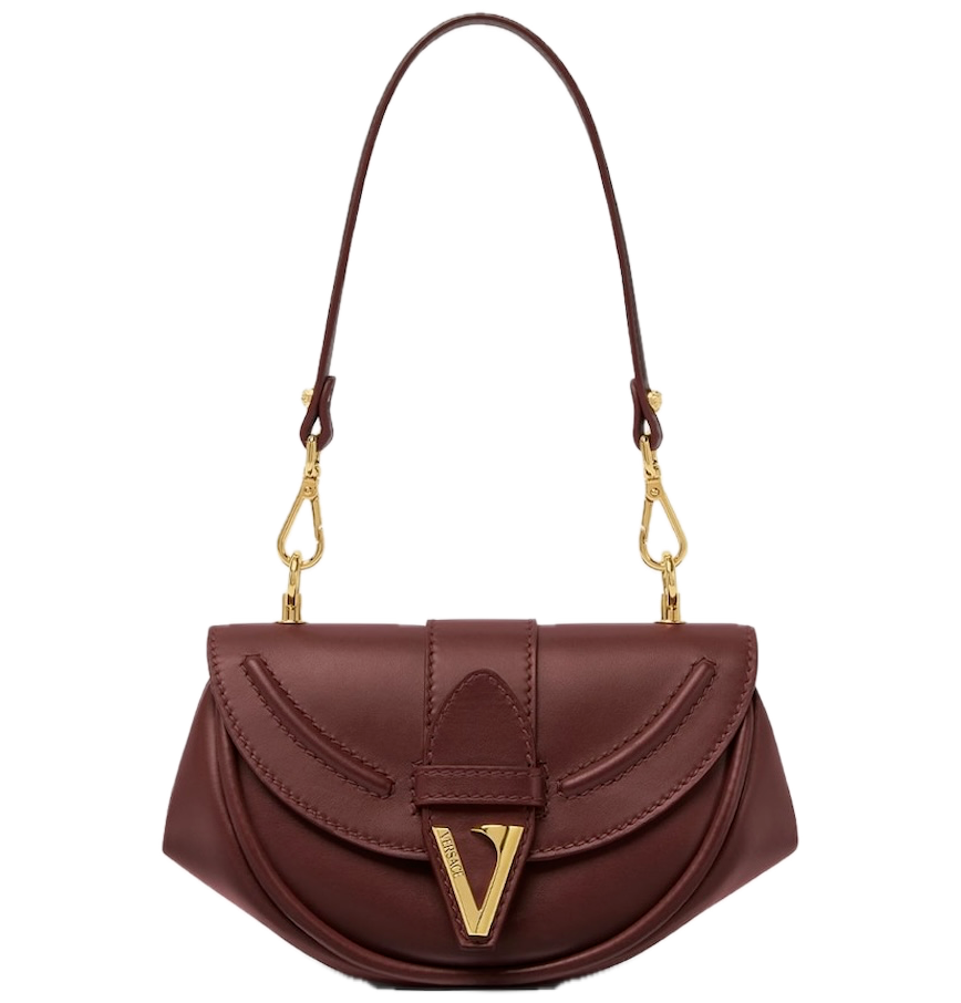  Túi Nữ Versace Virtus Small Shoulder Bag 'Burgundy' 