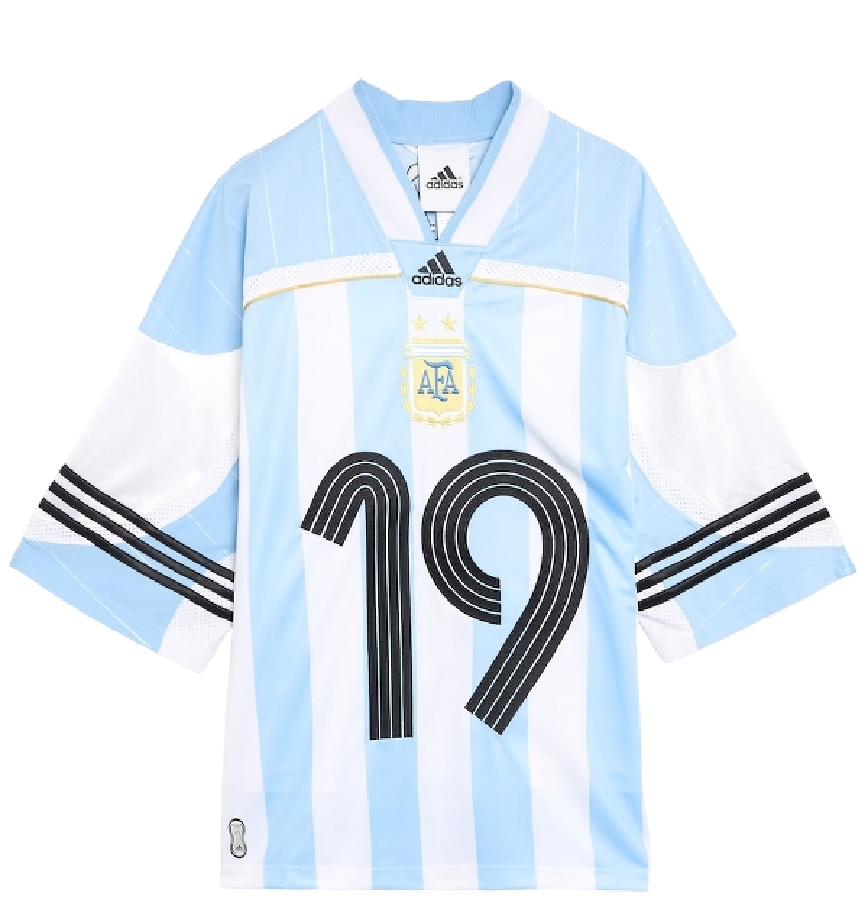  Áo Adidas Bringback Remixed Argentina 'Clear Blue' 