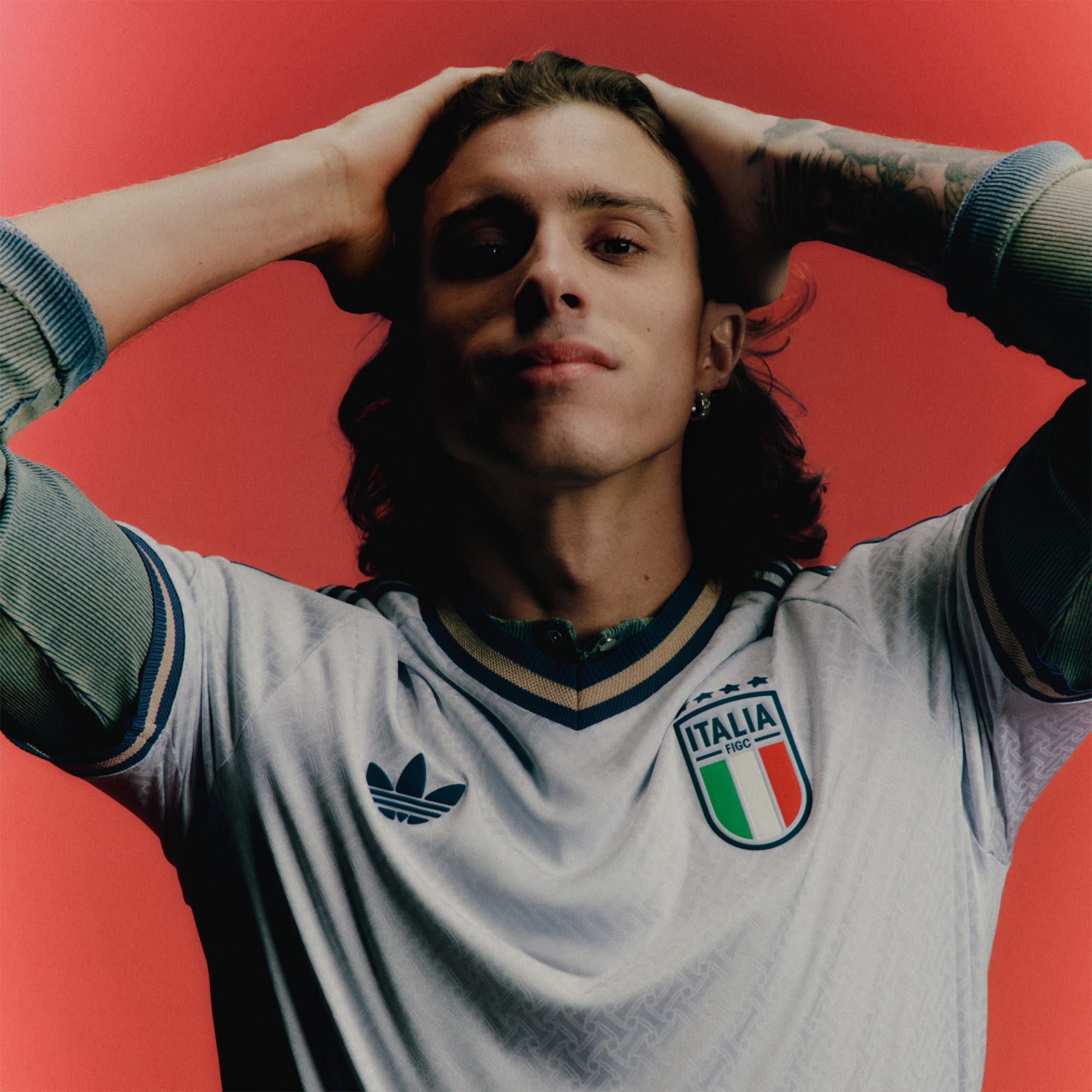  Áo Adidas Italy 26 Away Authentic Jersey 'White' 