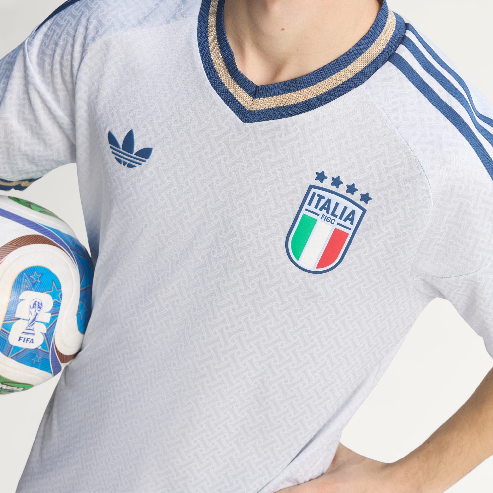  Áo Adidas Italy 26 Away Authentic Jersey 'White' 