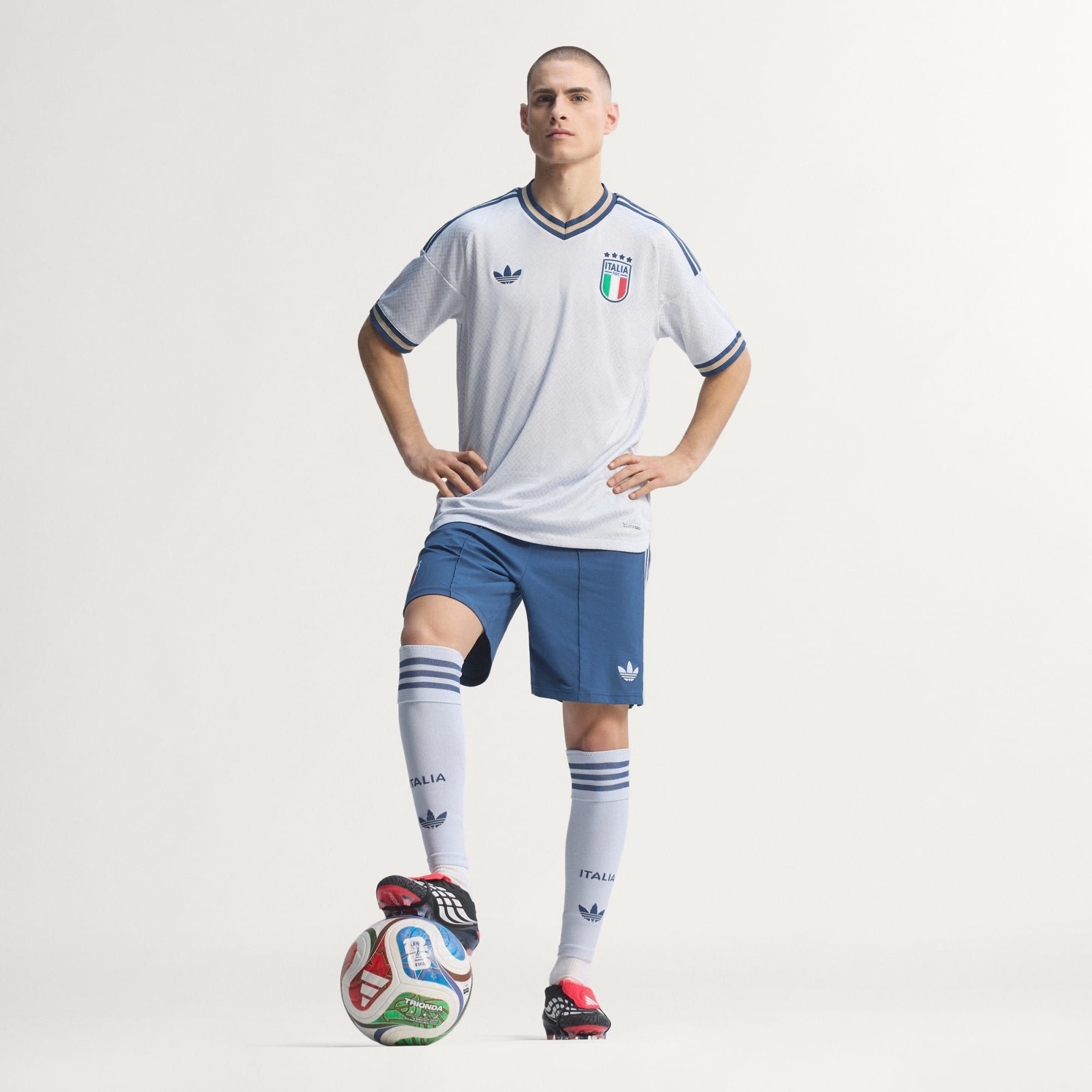  Áo Adidas Italy 26 Away Authentic Jersey 'White' 