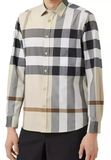  Áo Nam Burberry Claverdon Long-sleeved 'Beige' 