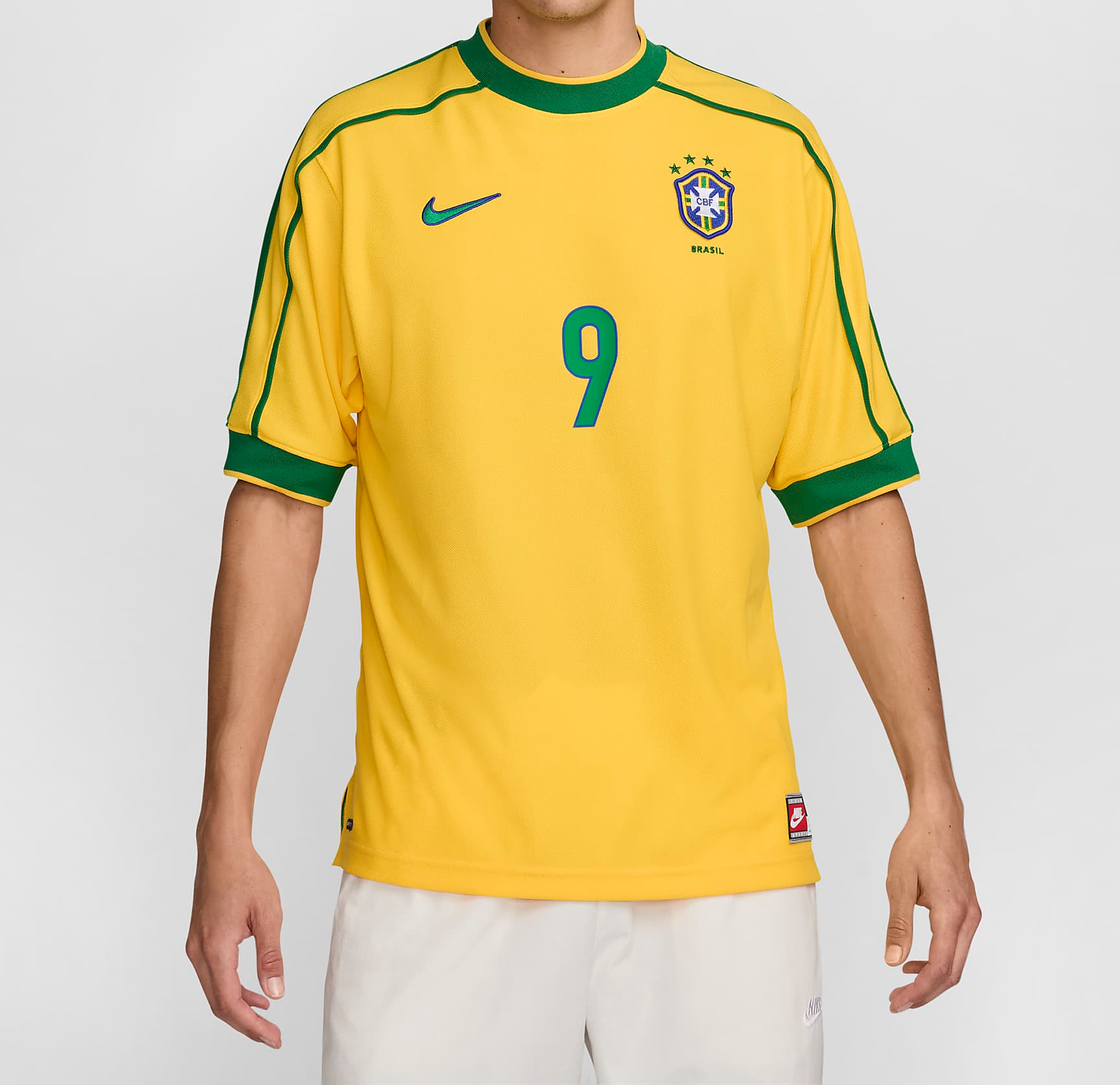  Áo Nike Brazil 1998 Reissue Jersey 'Ronaldo' 