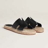  Dép Nam Hermes Antigua Espadrille 'Noir' 