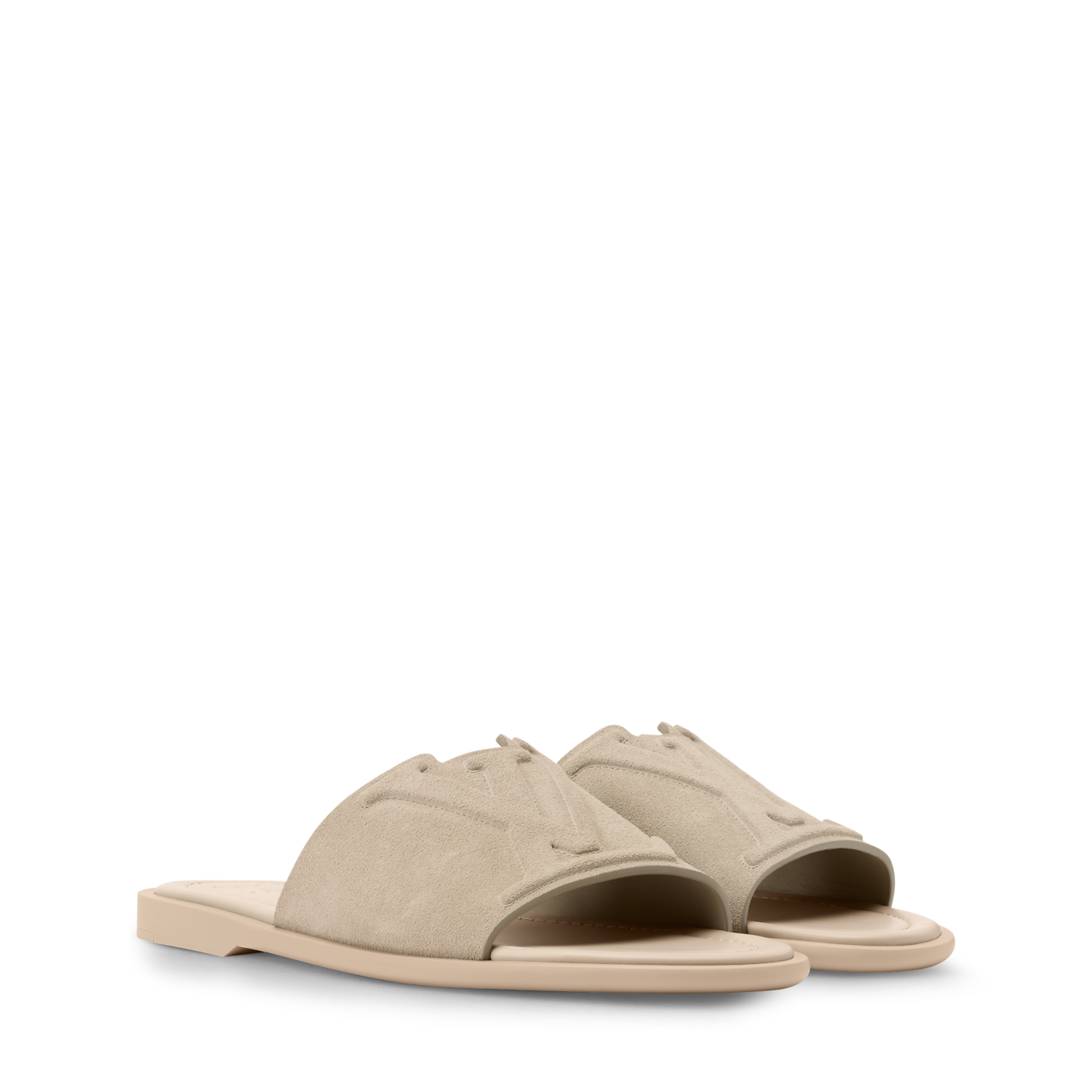  Dép Nam Louis Vuitton LV Portofino Mules 'Beige' 