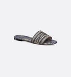  Dép Nữ Dior Dioriviera Dway Slide 'Blue' 