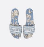  Dép Nữ Dior Dioriviera Dway Slide 'Blue' 